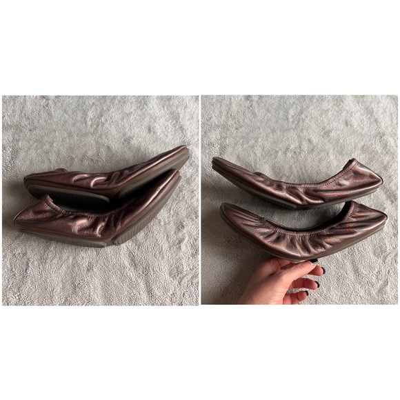 The Storehouse Flats Geaux Gunmetal Rainbow Sparkly Leather Ballet Flat Sz 11 - Picture 5 of 12